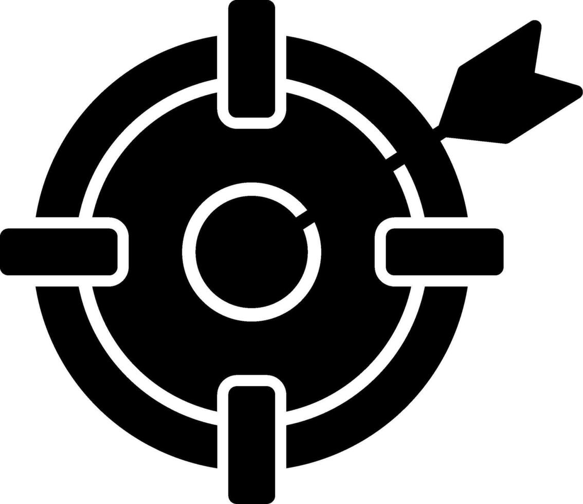 Target Icon Design Symbol vector