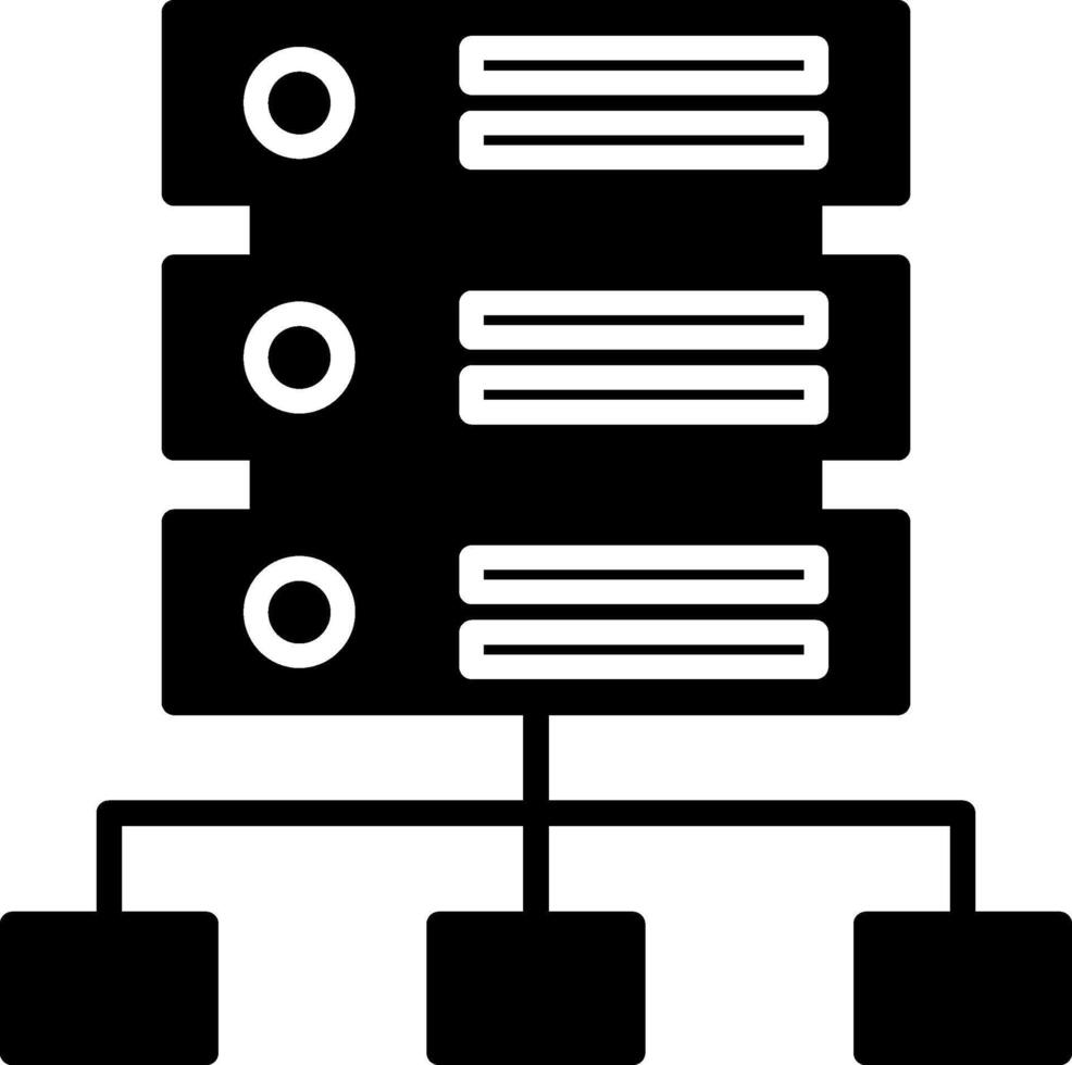 Server Icon Design Symbol vector