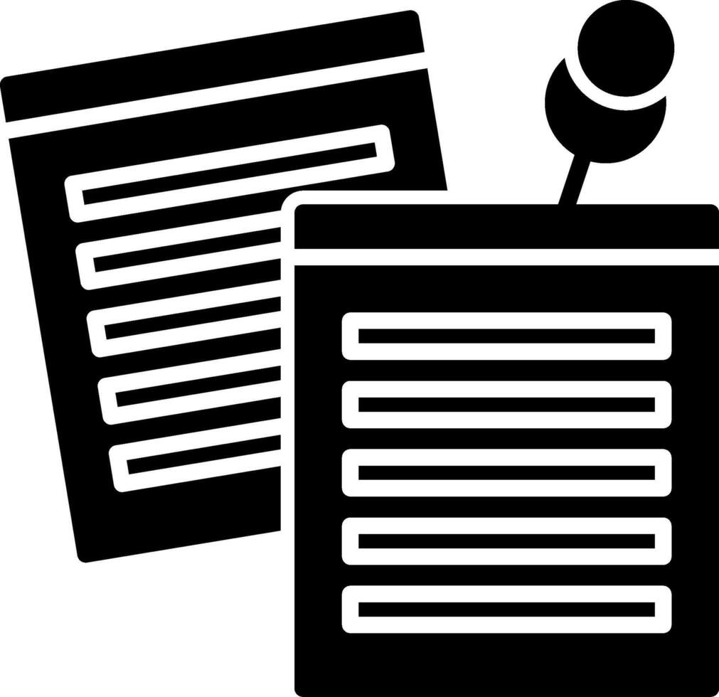 Sticky Notes Icon Design Symbol vector