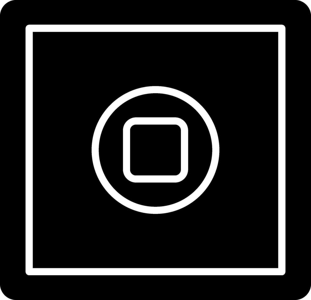 Stop Button Icon Design Symbol vector