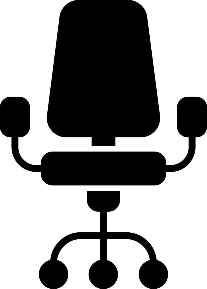 Desk Chair Icon Design Symbol vector