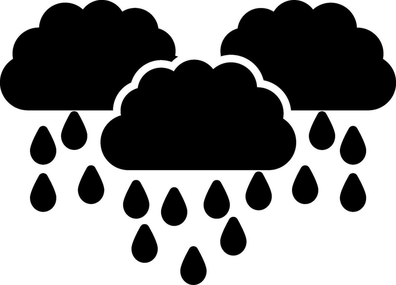 Rainy Icon Design Symbol vector