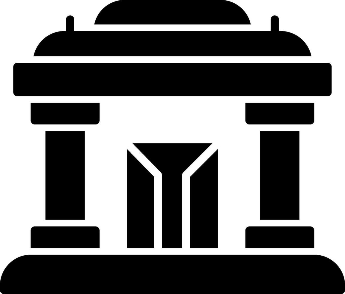 Museum Icon Design Symbol vector