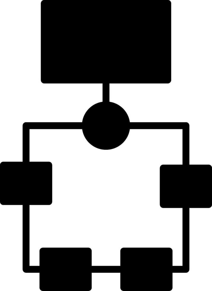 Flowchart Icon Design Symbol vector