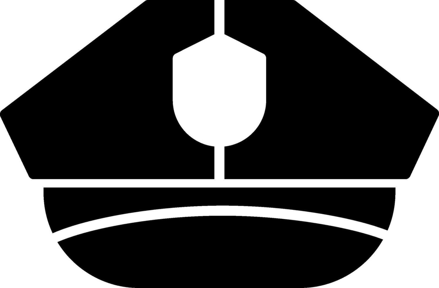 Police Hat Icon Design Symbol vector