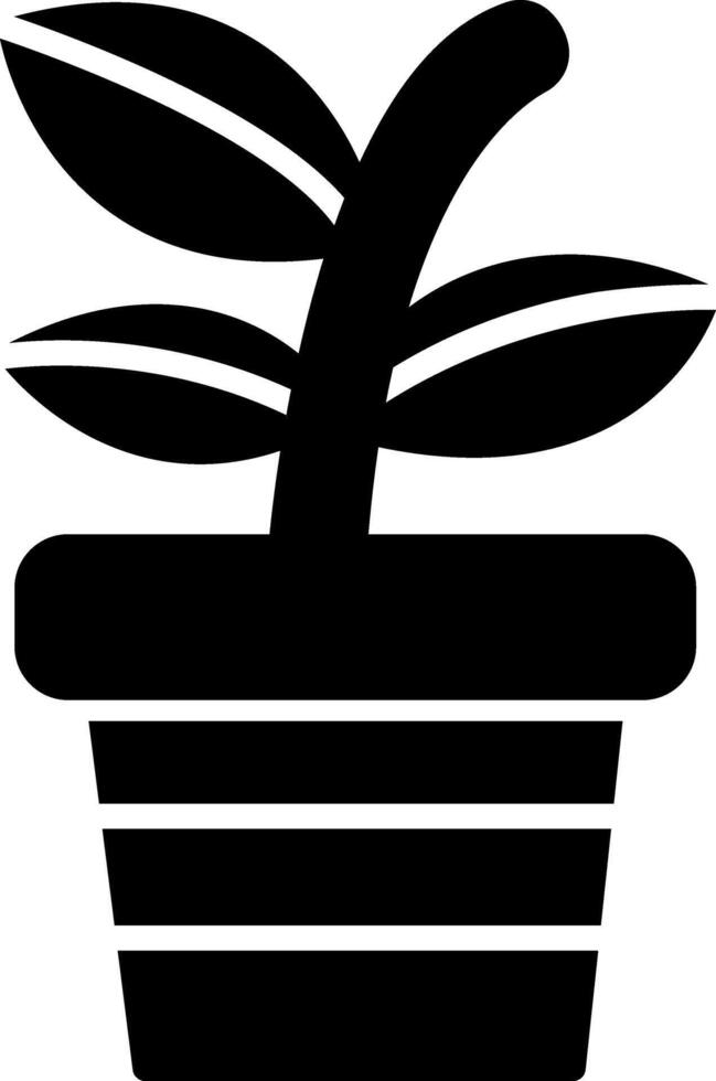 Plant Pot Icon Design Symbol vector