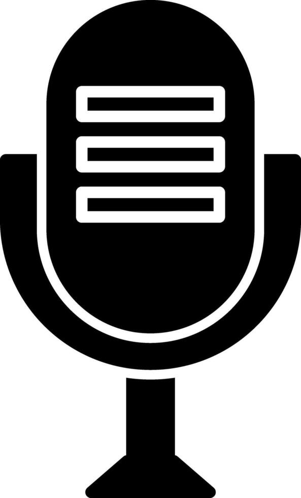 Microphone Icon Design Symbol vector