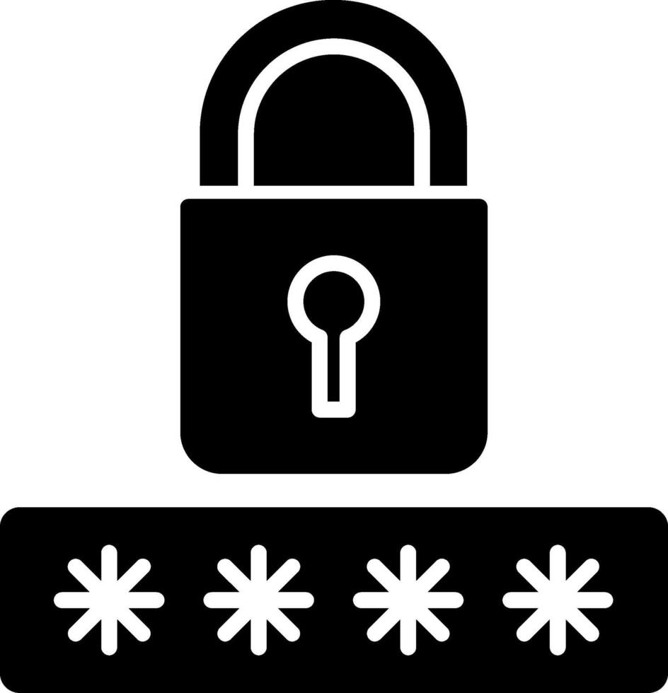 Locked Icon Design Symbol vector