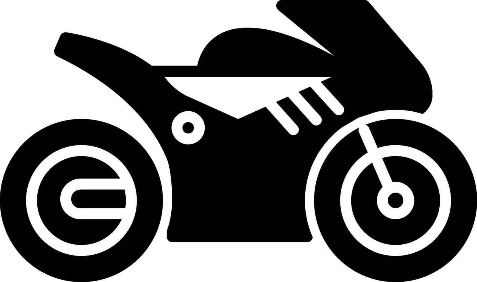 Race Bike Icon Design Symbol vector