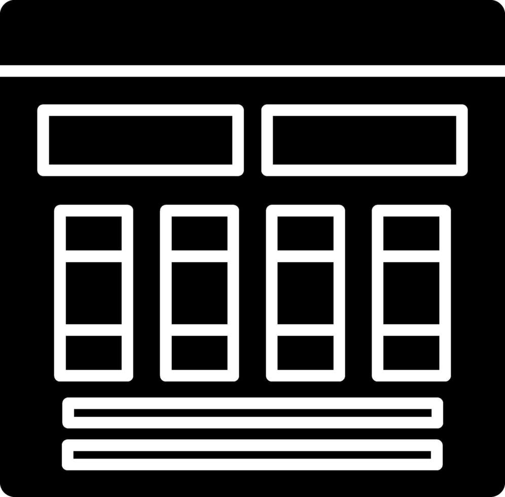 Mood Board Icon Design Symbol vector