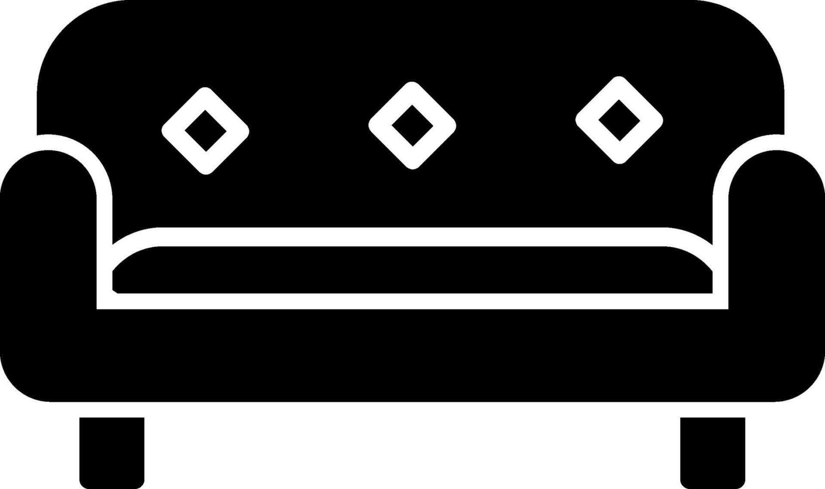 Sofa Icon Design Symbol vector