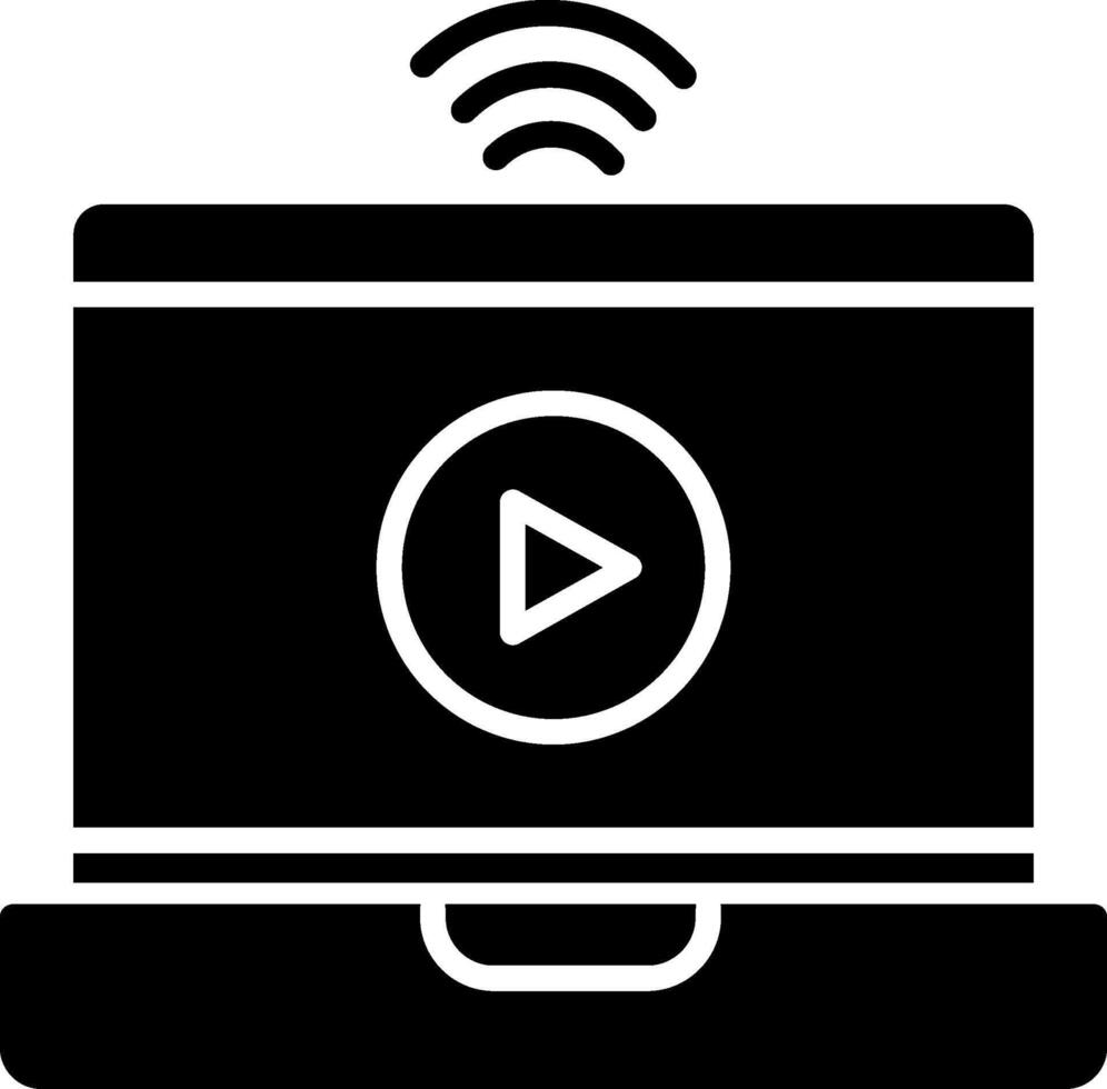 Online Streaming Icon Design Symbol vector