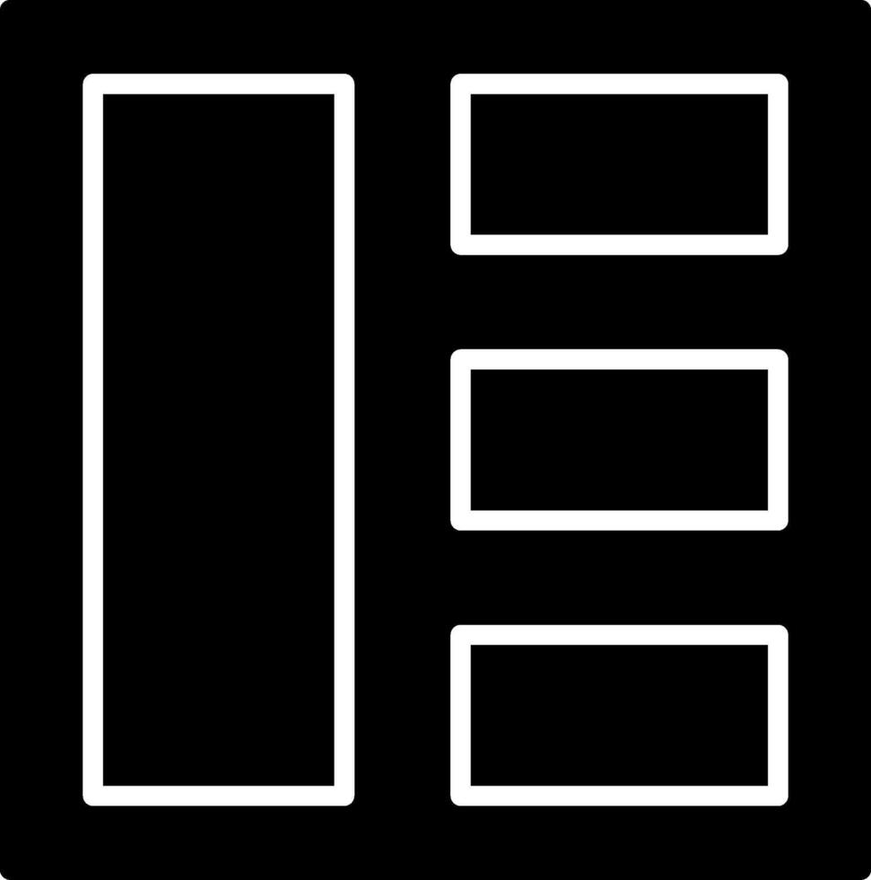Grid Icon Design Symbol vector