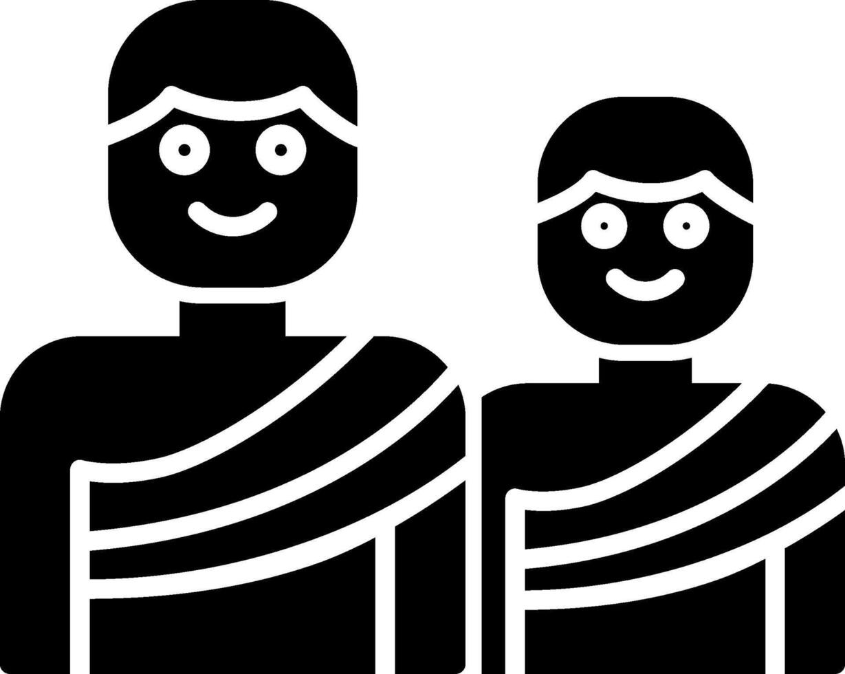 Pilgrims Icon Design Symbol vector