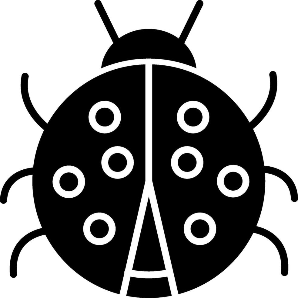 Ladybug Icon Design Symbol vector