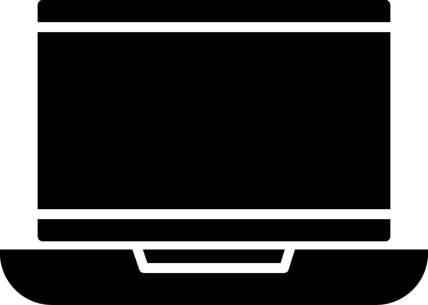 Laptop Icon Design Symbol vector