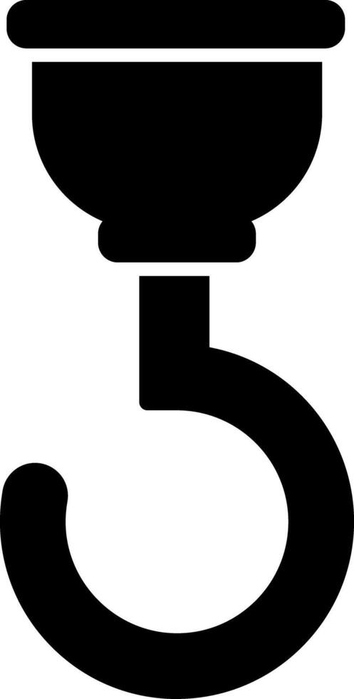 Hook Icon Design Symbol vector