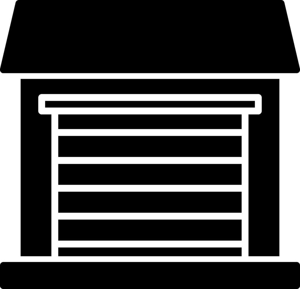 Garage Icon Design Symbol vector