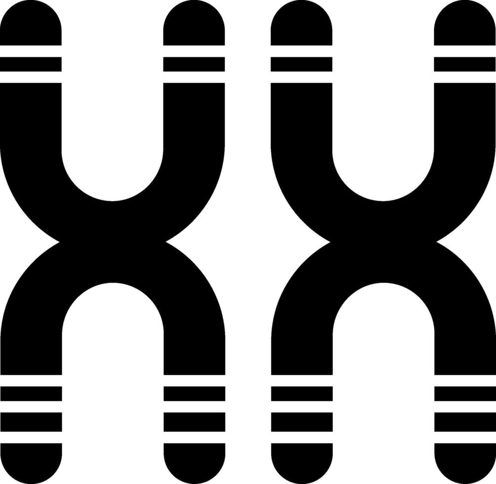 Chromosome Icon Design Symbol vector