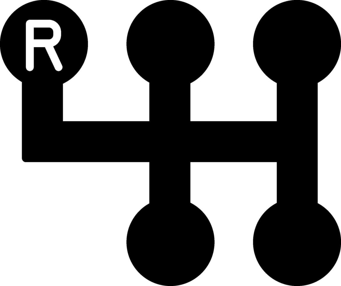 Gearshift Icon Design Symbol vector