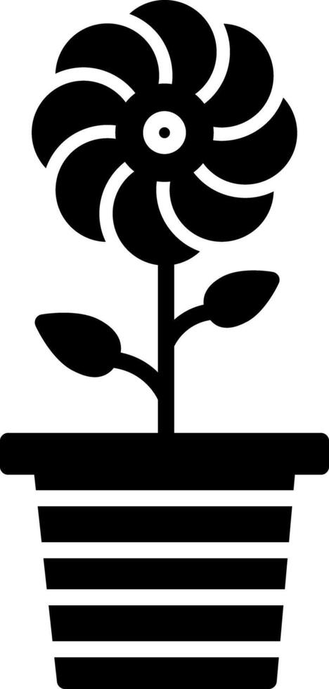 Flowerpot Icon Design Symbol vector