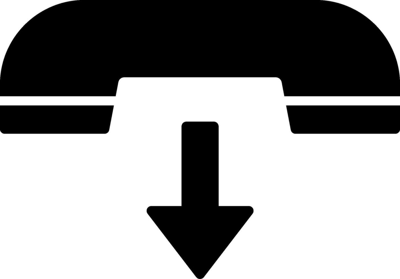 End Call Icon Design Symbol vector