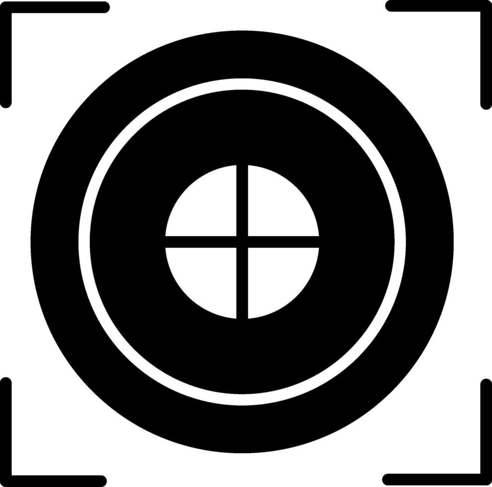 Focus Icon Design Symbol vector