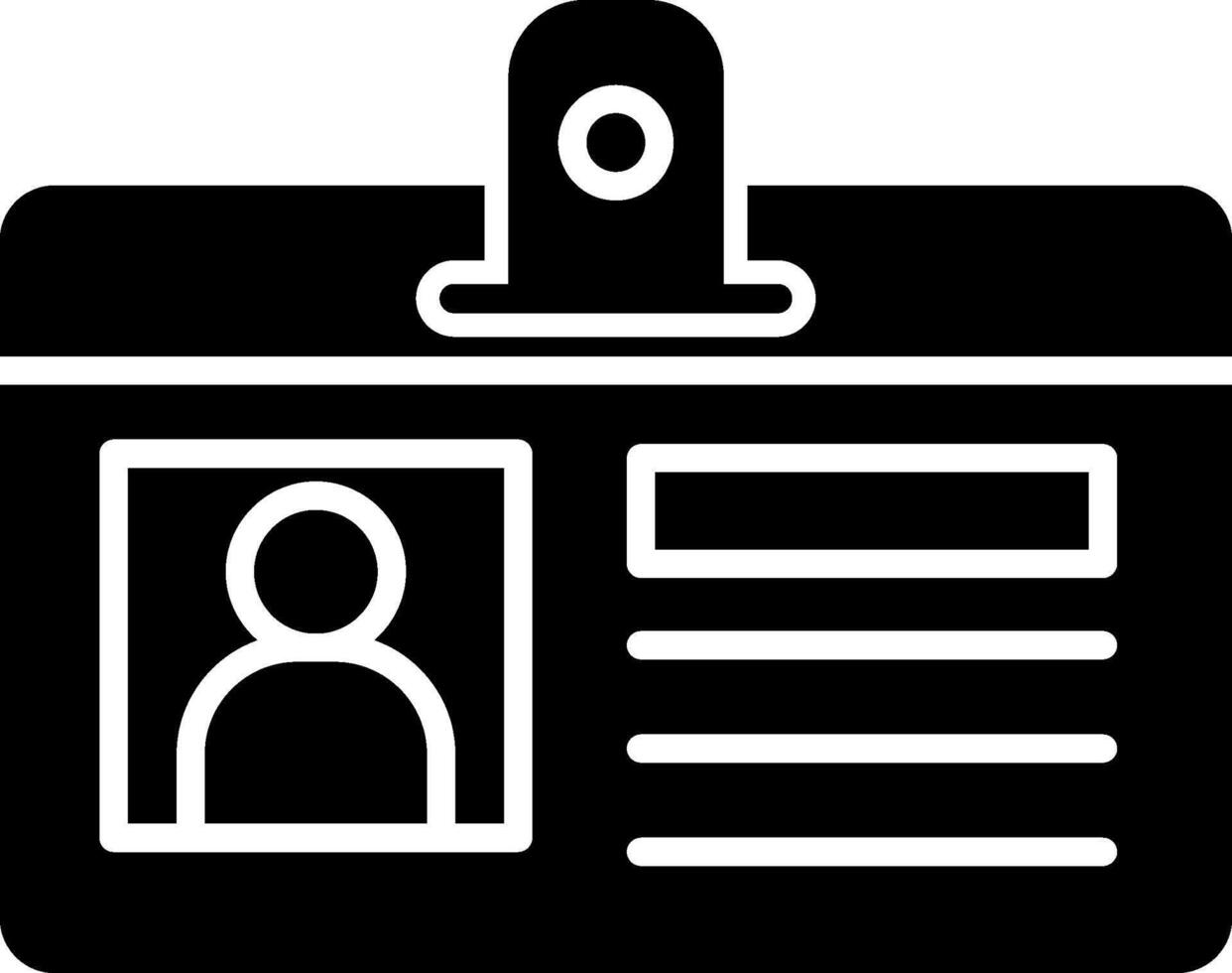 Identification Card Icon Design Symbol vector