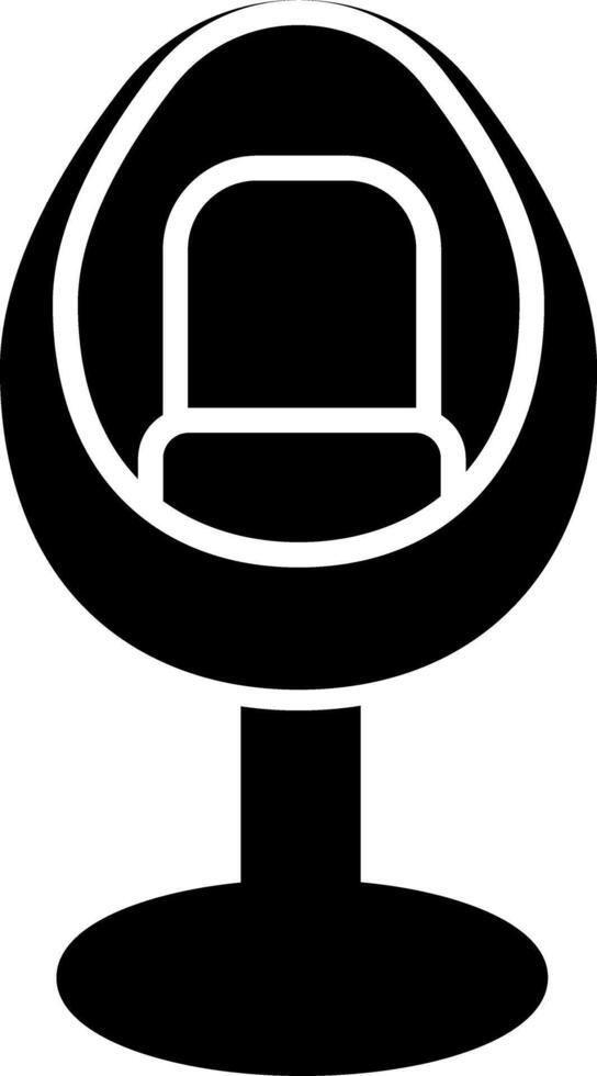 Egg Chair Icon Design Symbol vector