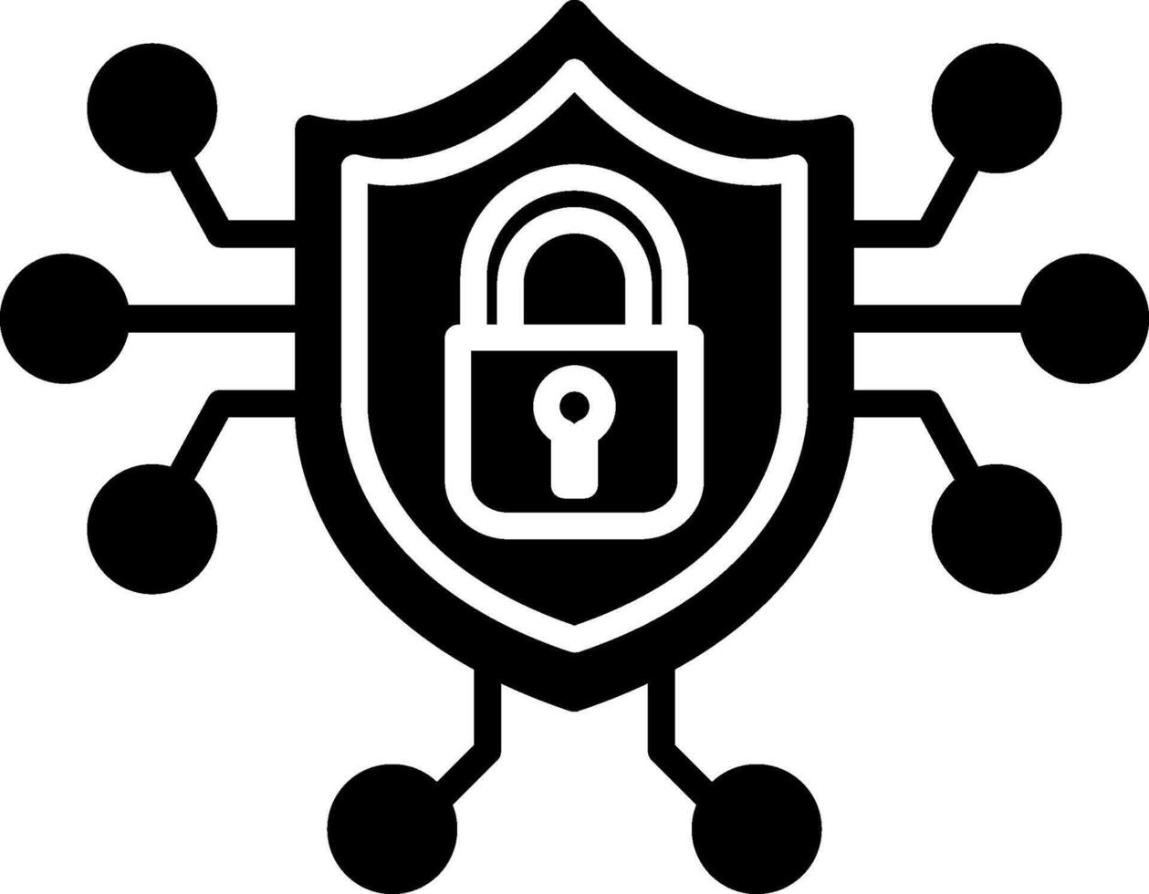Cyber Security Icon Design Symbol vector