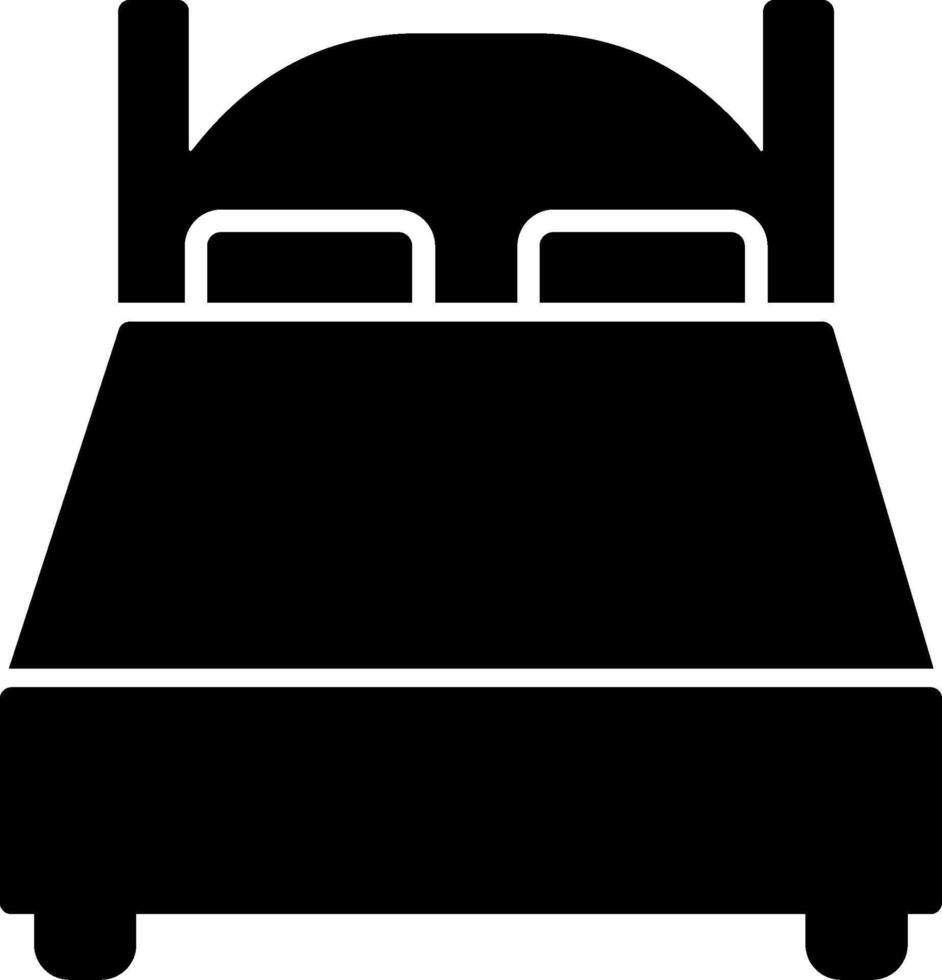 Double Bed Icon Design Symbol vector