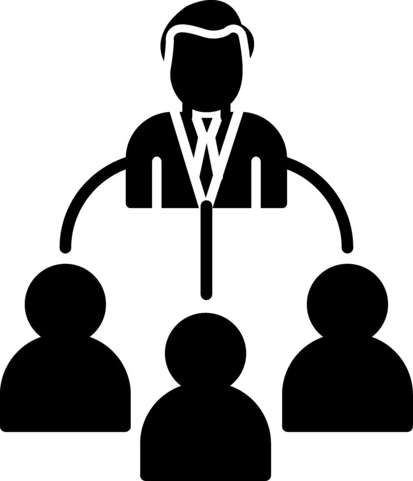 Delegate Icon Design Symbol vector