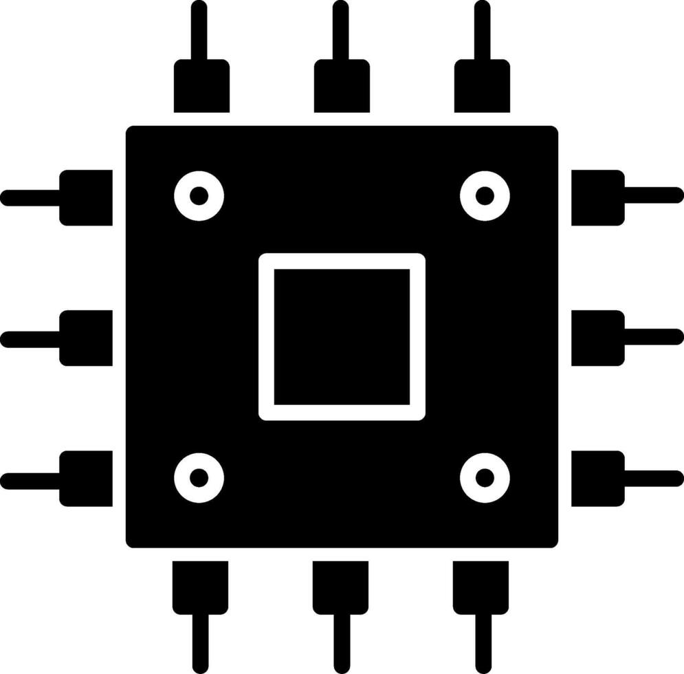 Chip Icon Design Symbol vector
