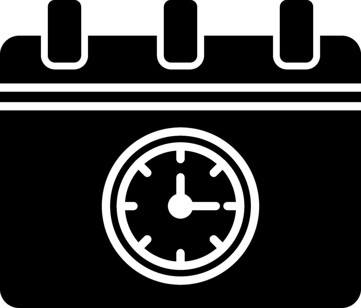 Deadline Icon Design Symbol vector