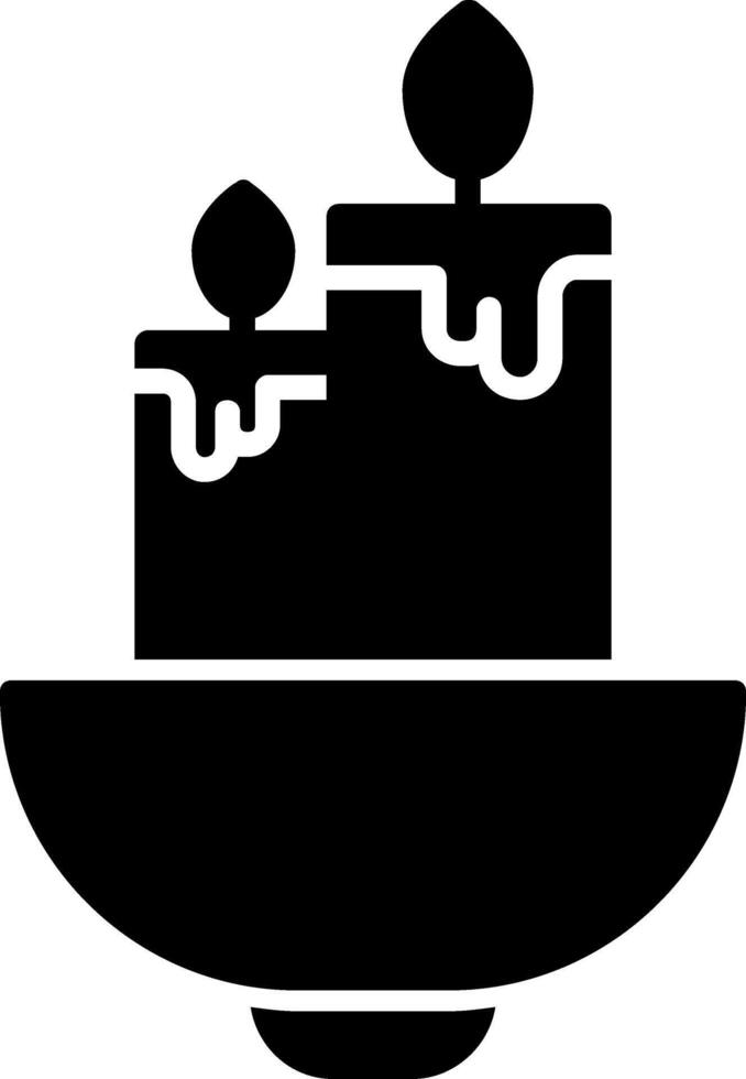 Candles Icon Design Symbol vector