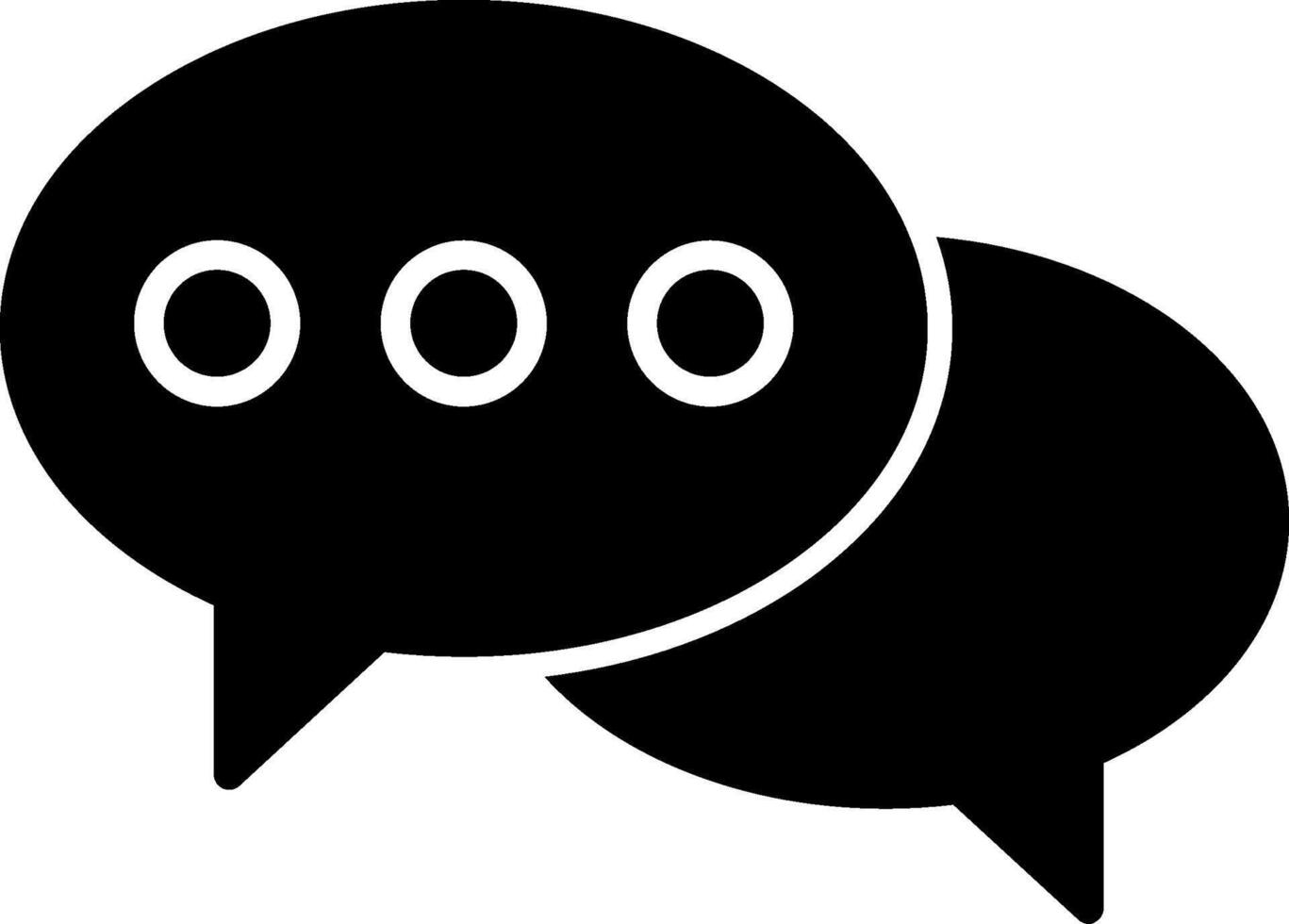 Conversation Icon Design Symbol vector