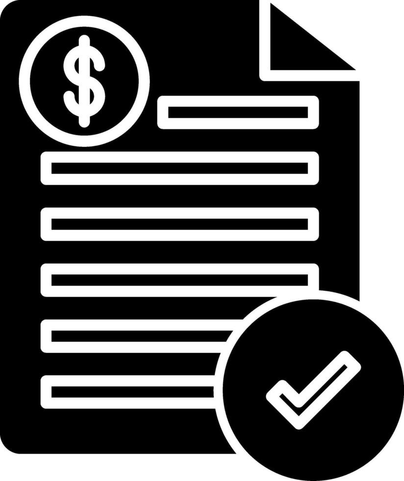 Bill Icon Design Symbol vector