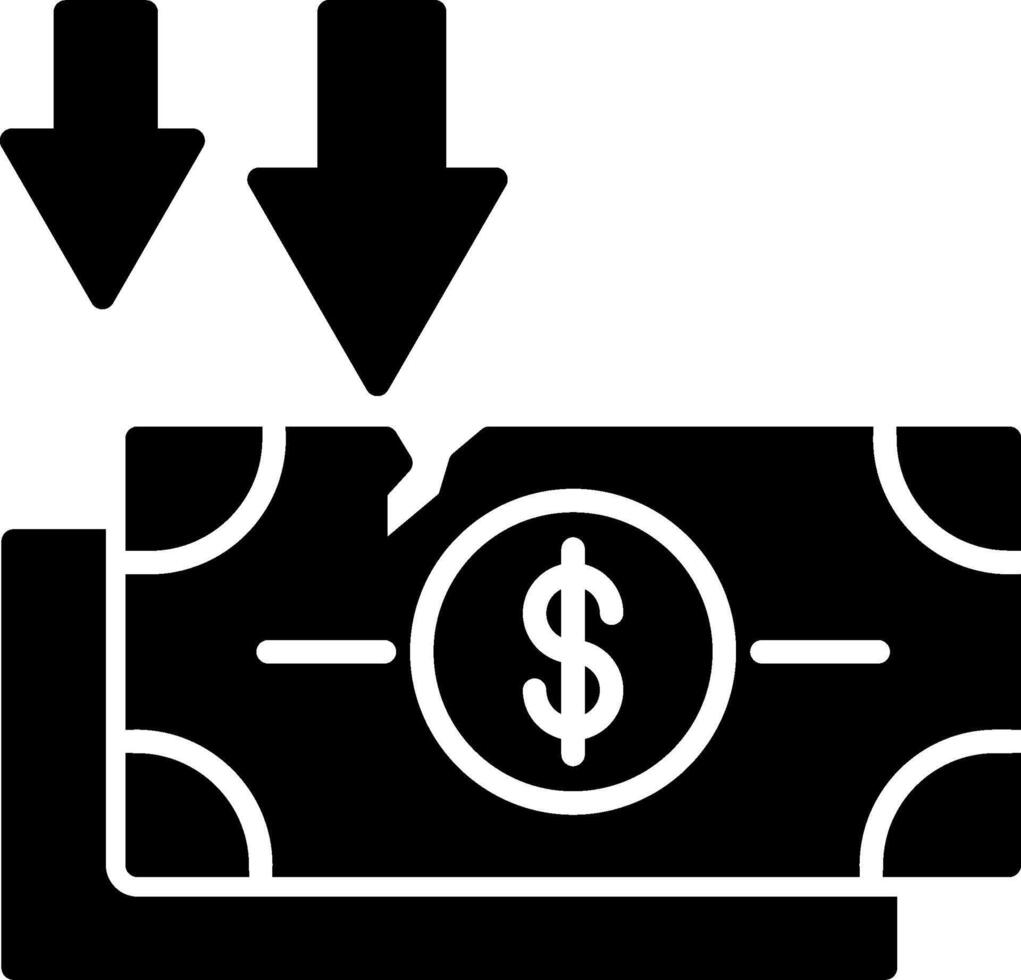 Bankruptcy Icon Design Symbol vector