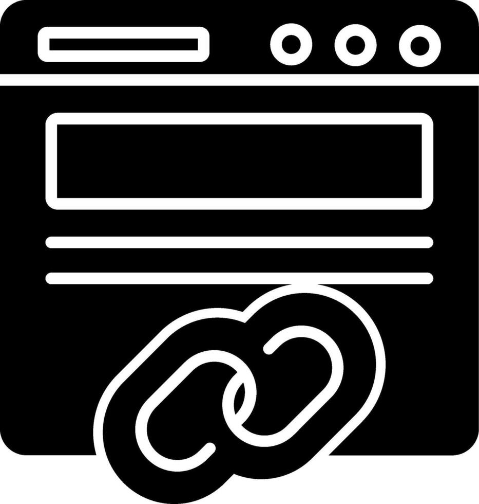 Backlinks Icon Design Symbol vector