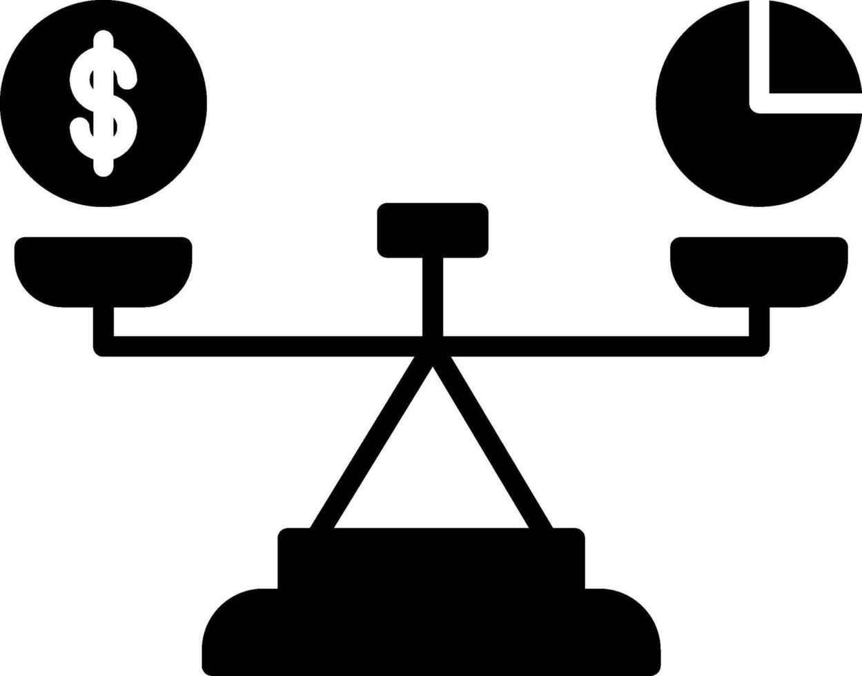 Balance Icon Design Symbol vector