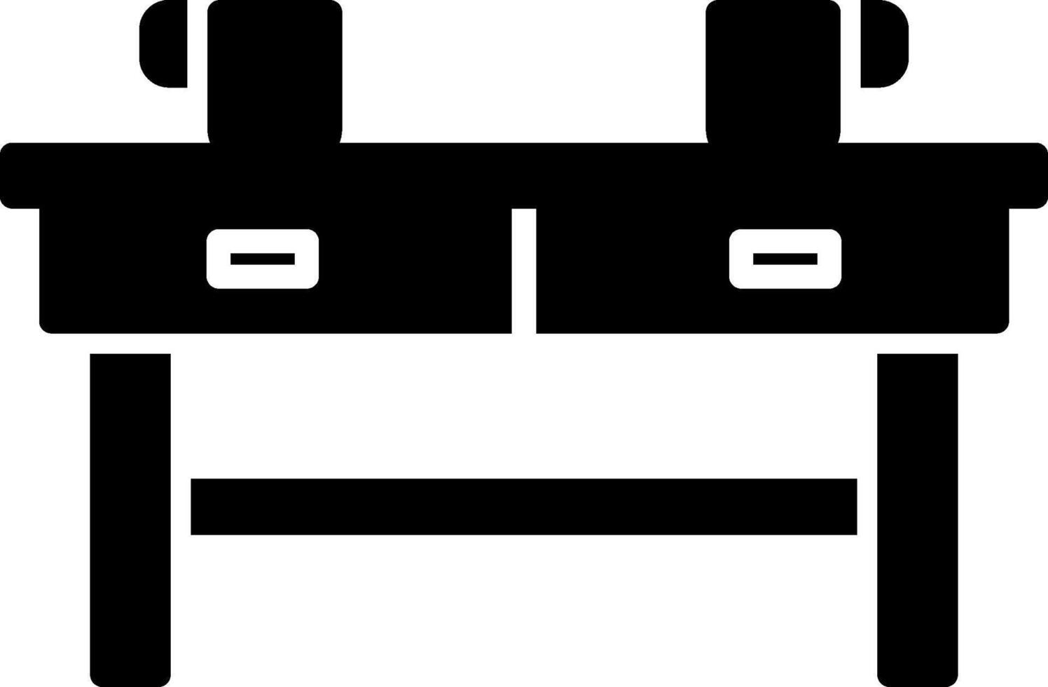 Coffee Table Icon Design Symbol vector