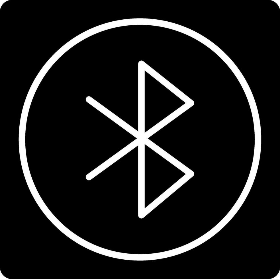 Bluetooth Icon Design Symbol vector