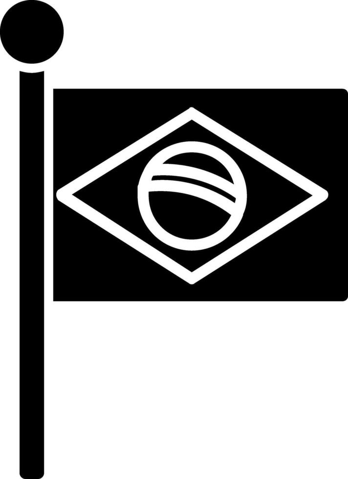 Brazil Flag Icon Design Symbol vector