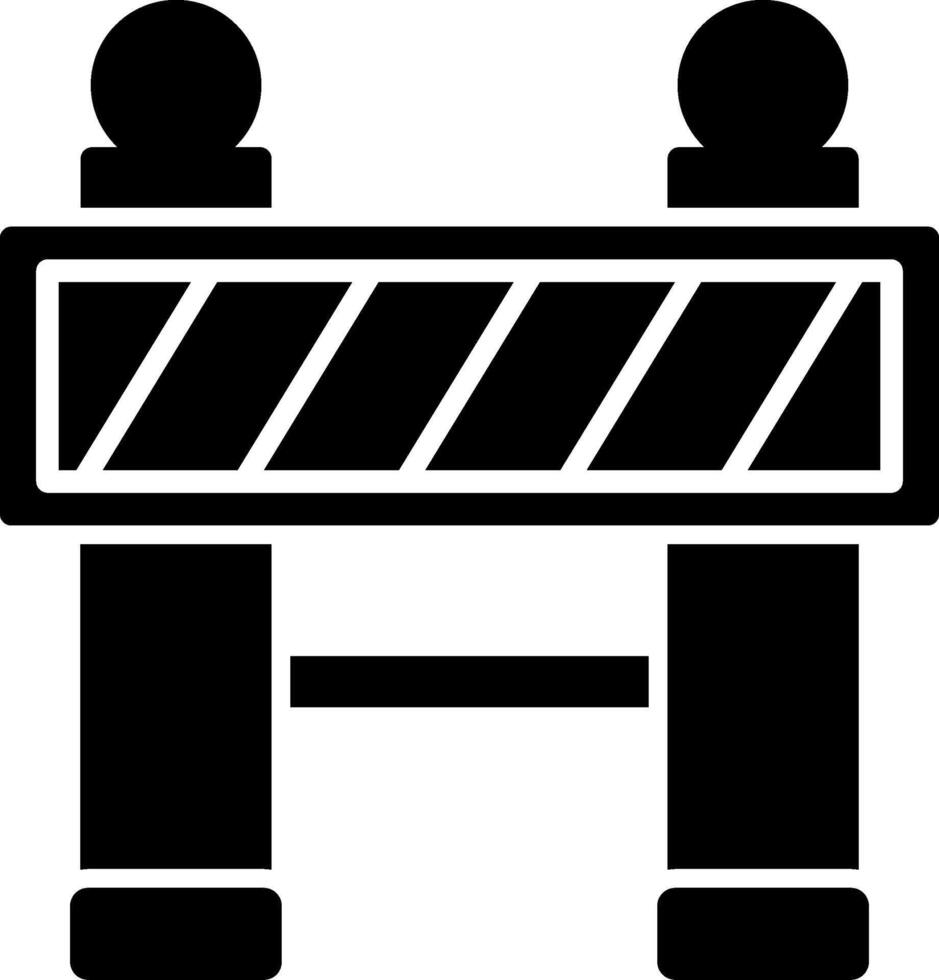 Barrier Icon Design Symbol vector