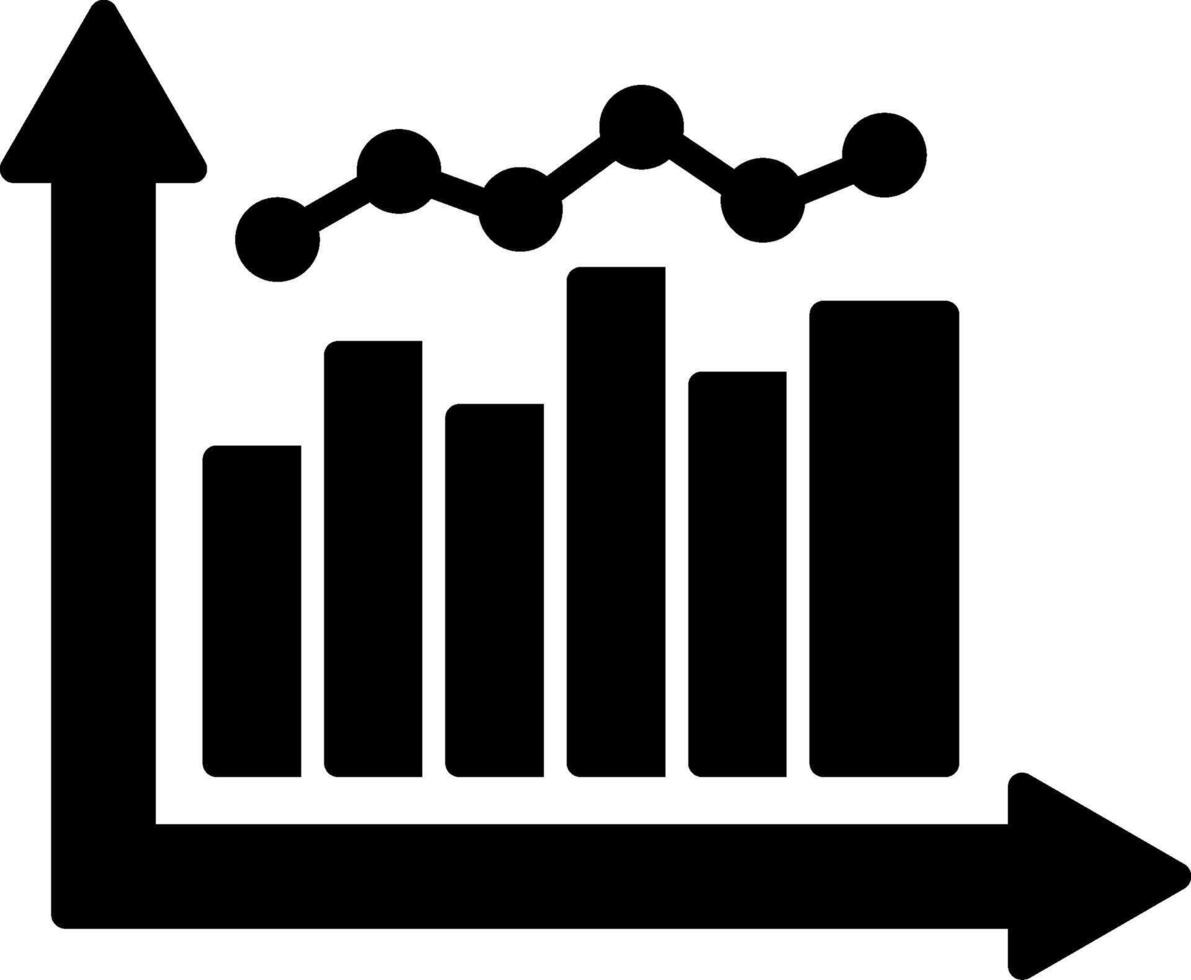 Bar Graph Icon Design Symbol vector