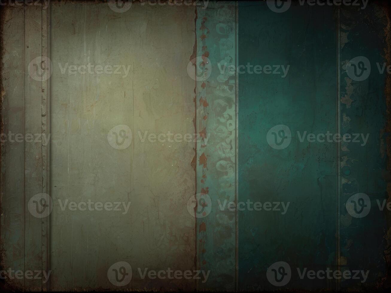 Abstract Vintage Texture Background With Green And Beige Tones photo