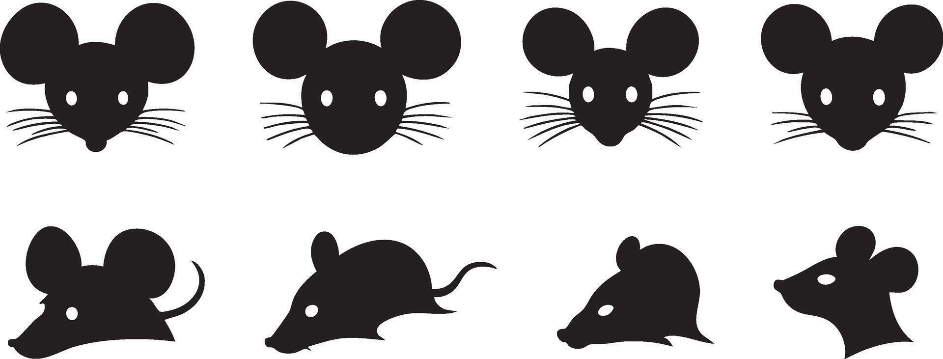 Mouse Icon for Children's Book Illustrations vector