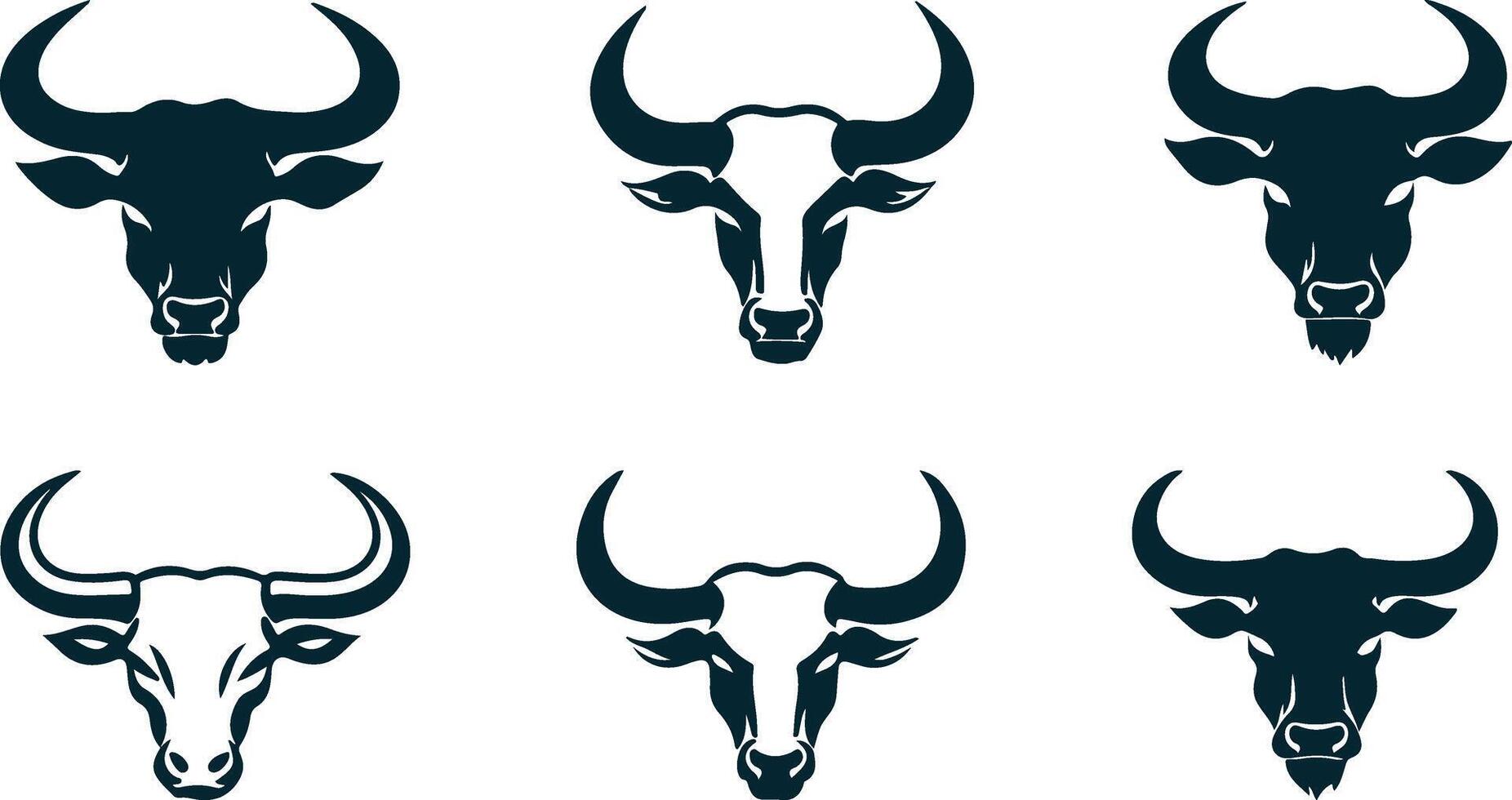 Bull Fight Silhouette for Action-Packed Art vector