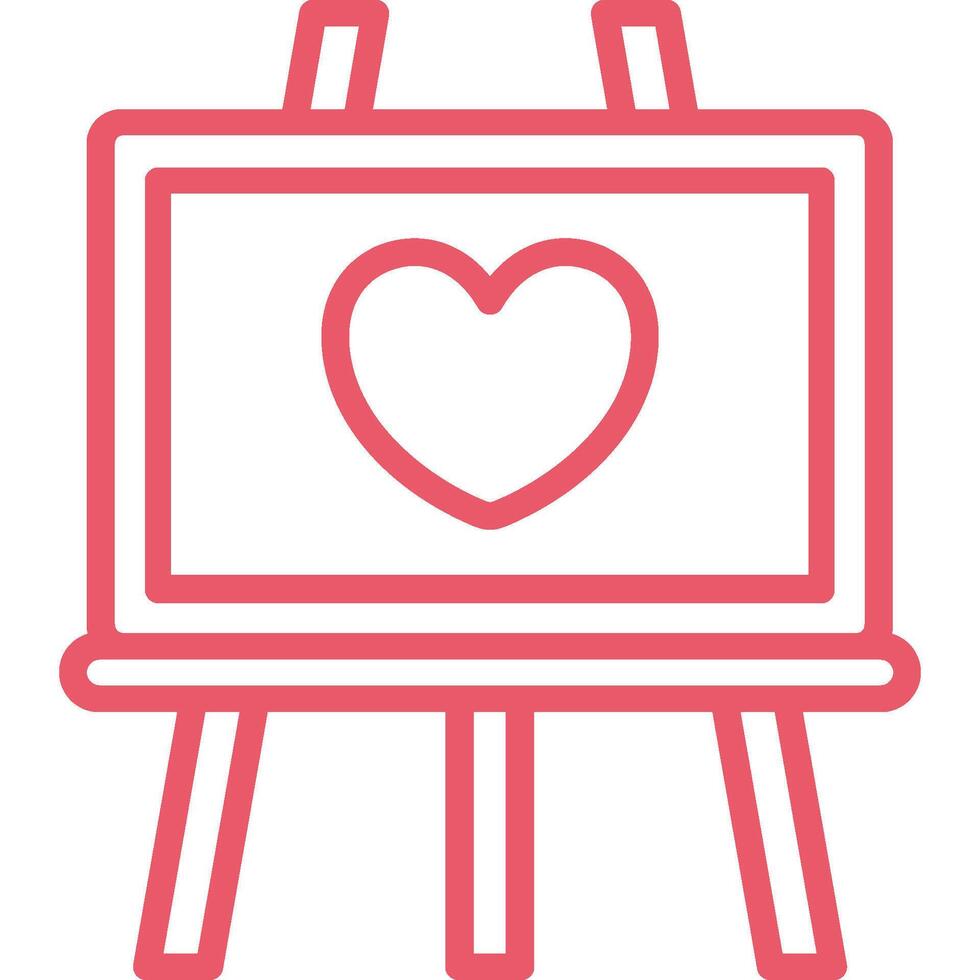 Love Painting Icon Element For Design vector