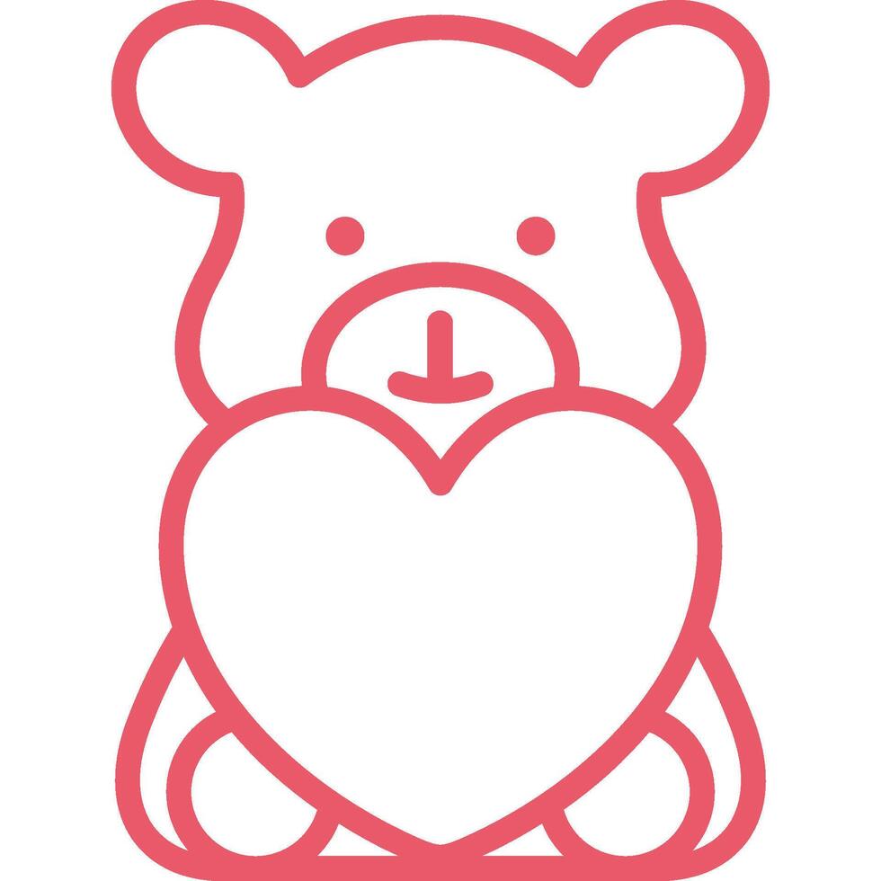 Teddy Bear Icon Element For Design vector